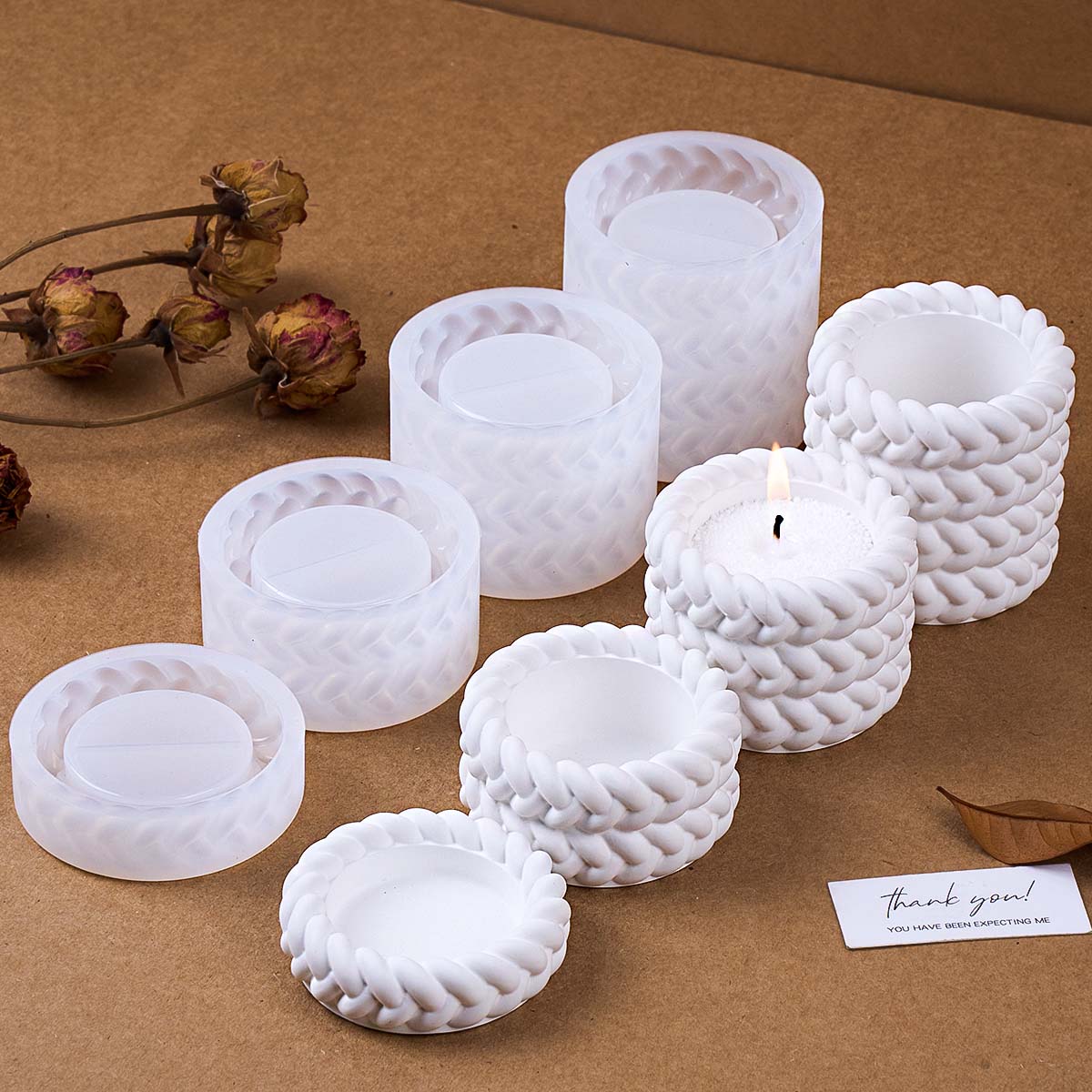 Candle Making Jug - Cetakan Silikon Bentuk Bulat untuk Lilin