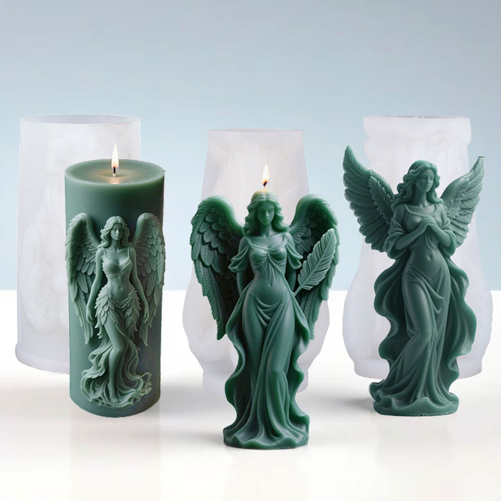 Candle Making Tips - Cetakan Lilin Silikon Beraroma Dewi Sayap