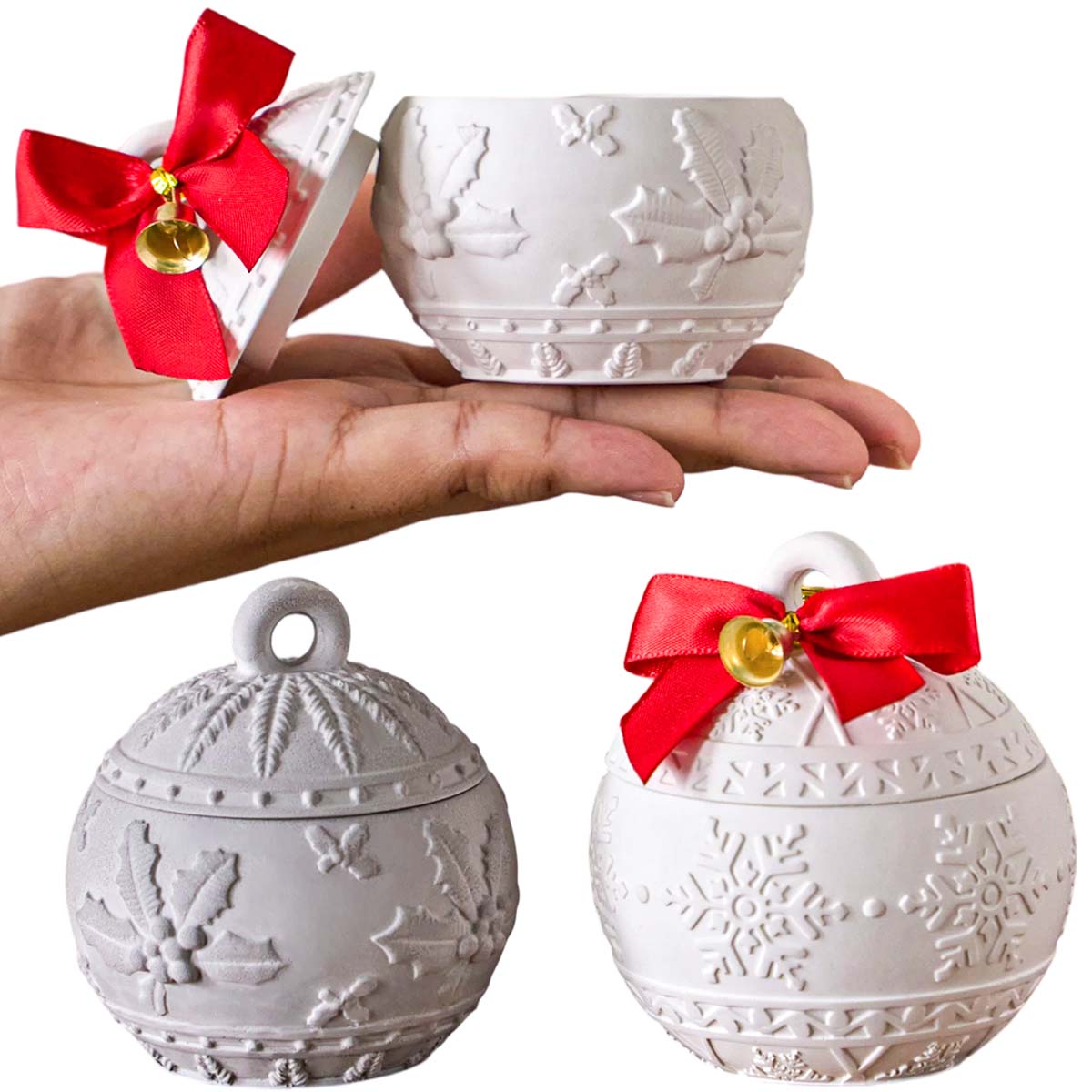 Candle Making Kit Xmas - Cetakan Silikon Lilin Bentuk Jar Beri
