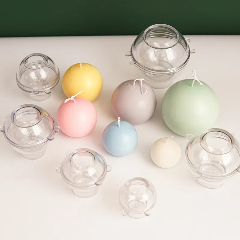 Candle Making Activity - 5-8cm lilin bulat cetakan plastik dekorasi