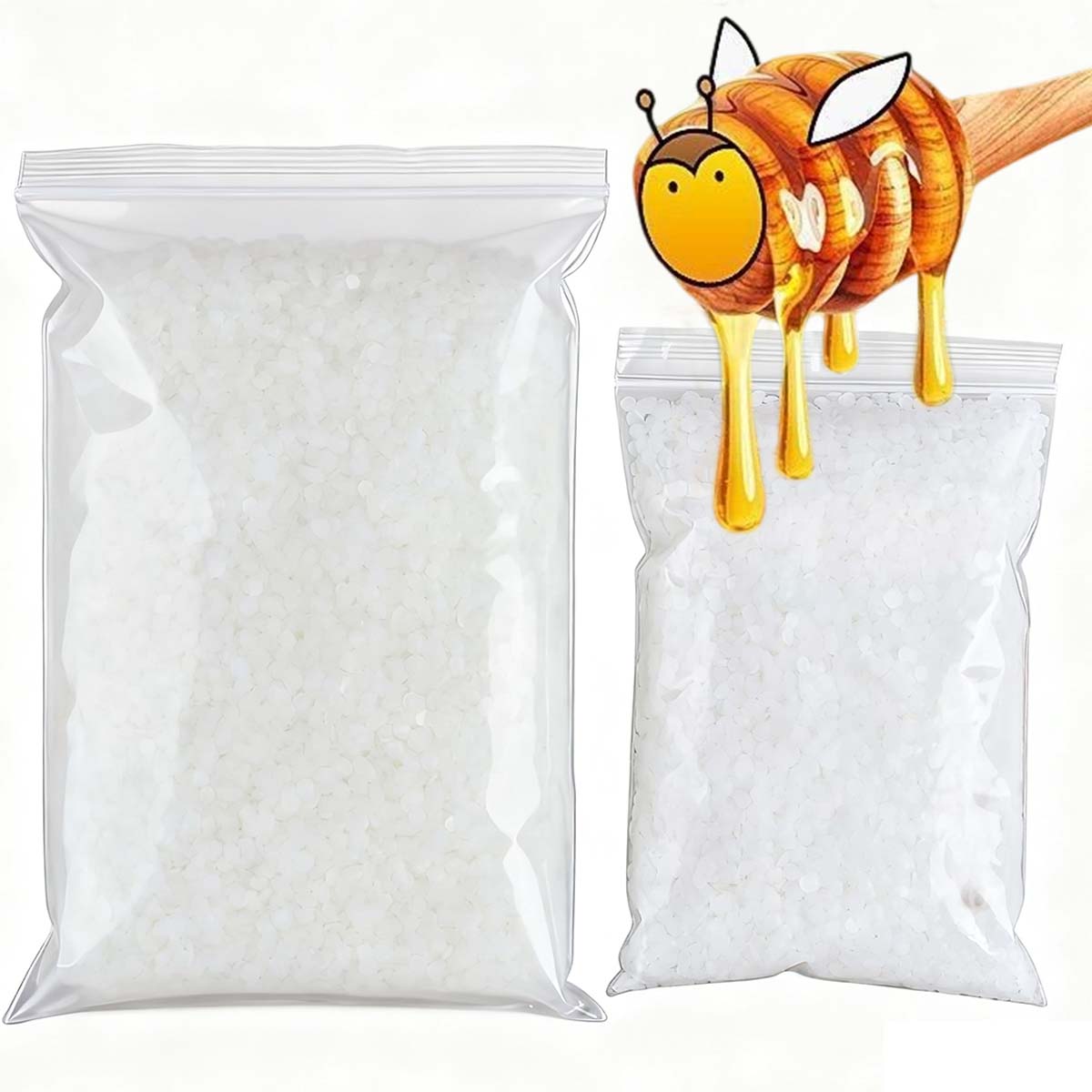 Candle Making Uk - 200g-1000g Lilin Lebah Putih Murni Alami