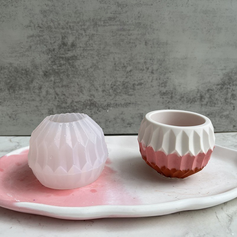 Candle Making Jug - Cetakan Silikon Penanam Daging Bulat Kecil