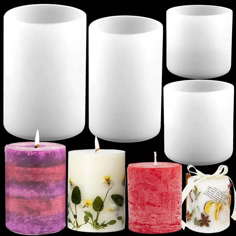 Candle Making Tips - Cetakan Lilin Silikon Silinder Cetakan Resin