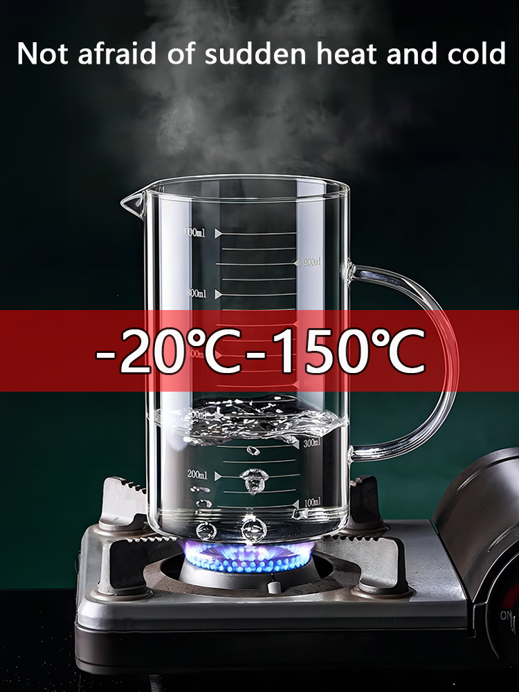 YWDL 1/2 Buah Gelas Ukur Kaca  - Candle Making Jug ulasan dan harga
