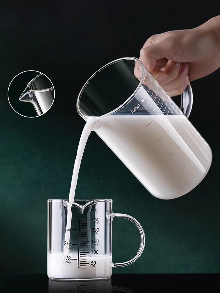YWDL 1/2 Buah Gelas Ukur Kaca  - Candle Making Jug ulasan dan harga