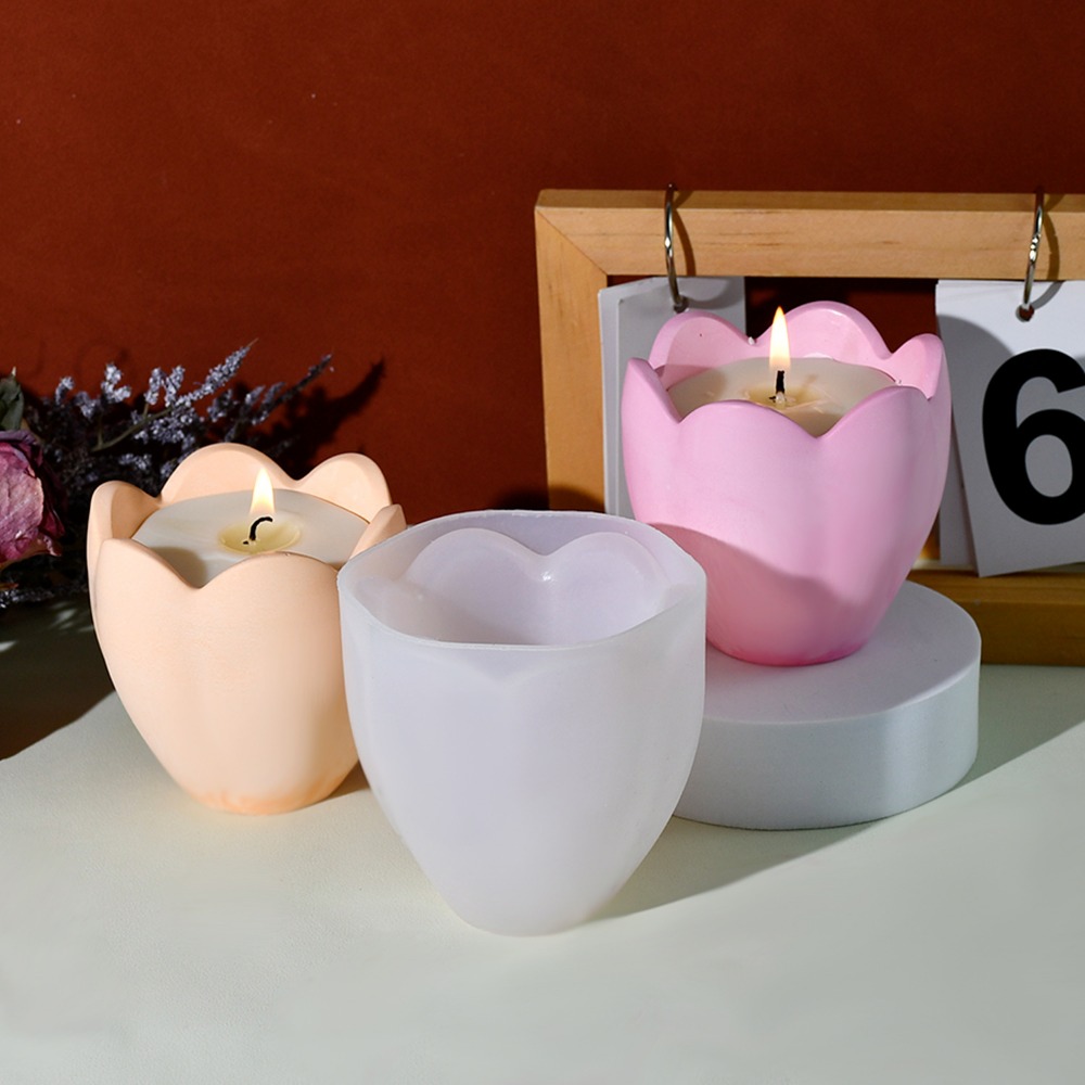 Pemegang Lilin Tulip silikon c - Candle Making Tips ulasan dan harga