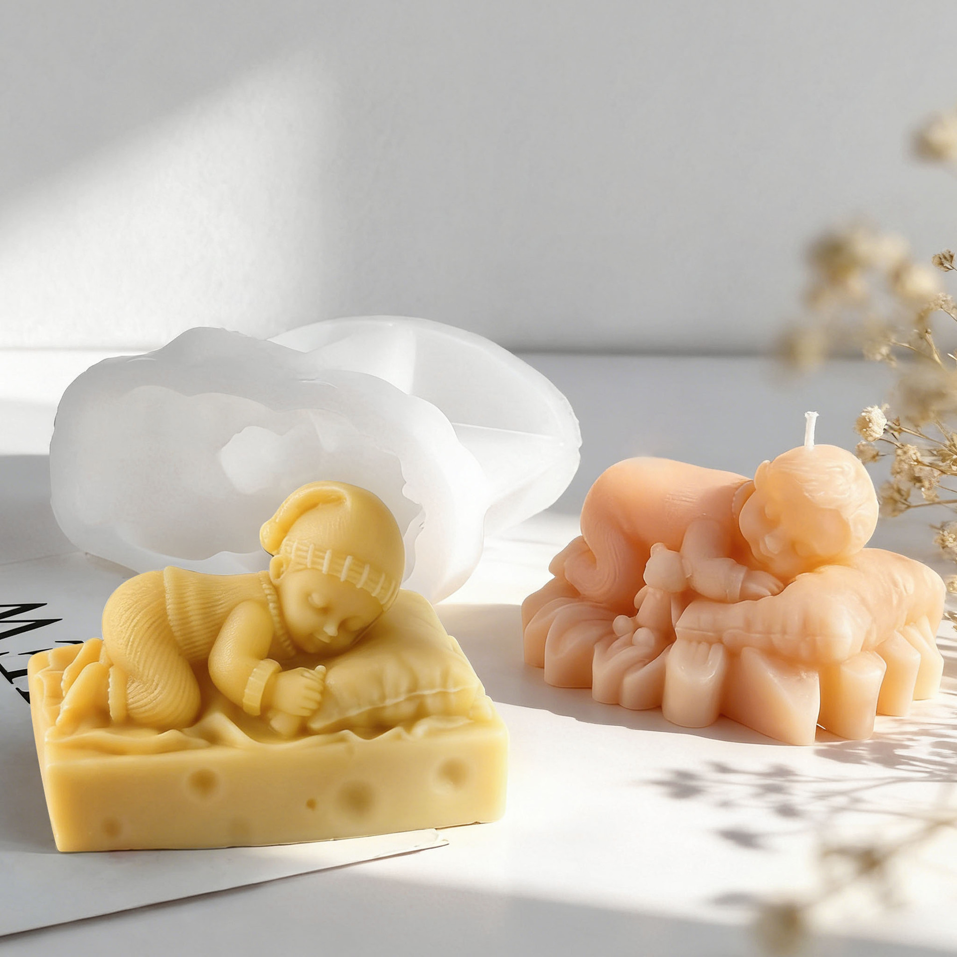 Cetakan Lilin Silikon Bayi Tid - Candle Making Activity ulasan dan harga