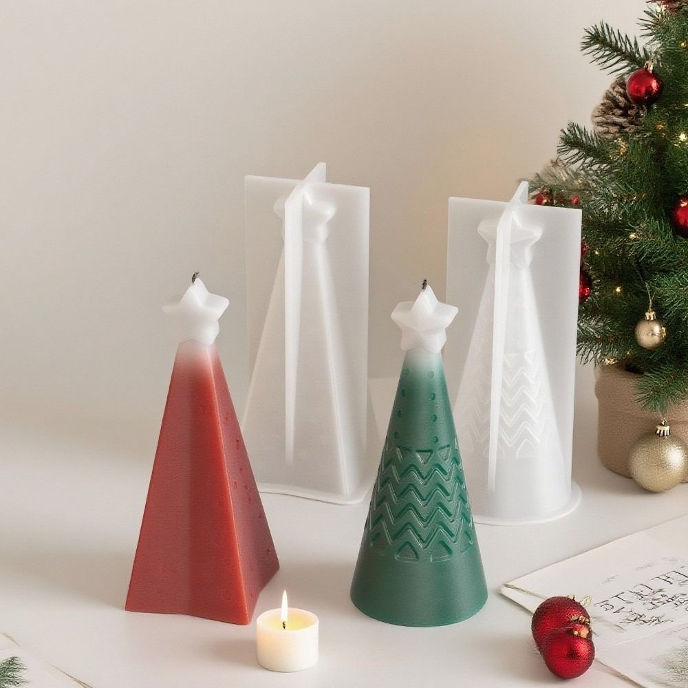 Cetakan Lilin Kerucut Natal Si - Candle Making Kit Xmas ulasan dan harga