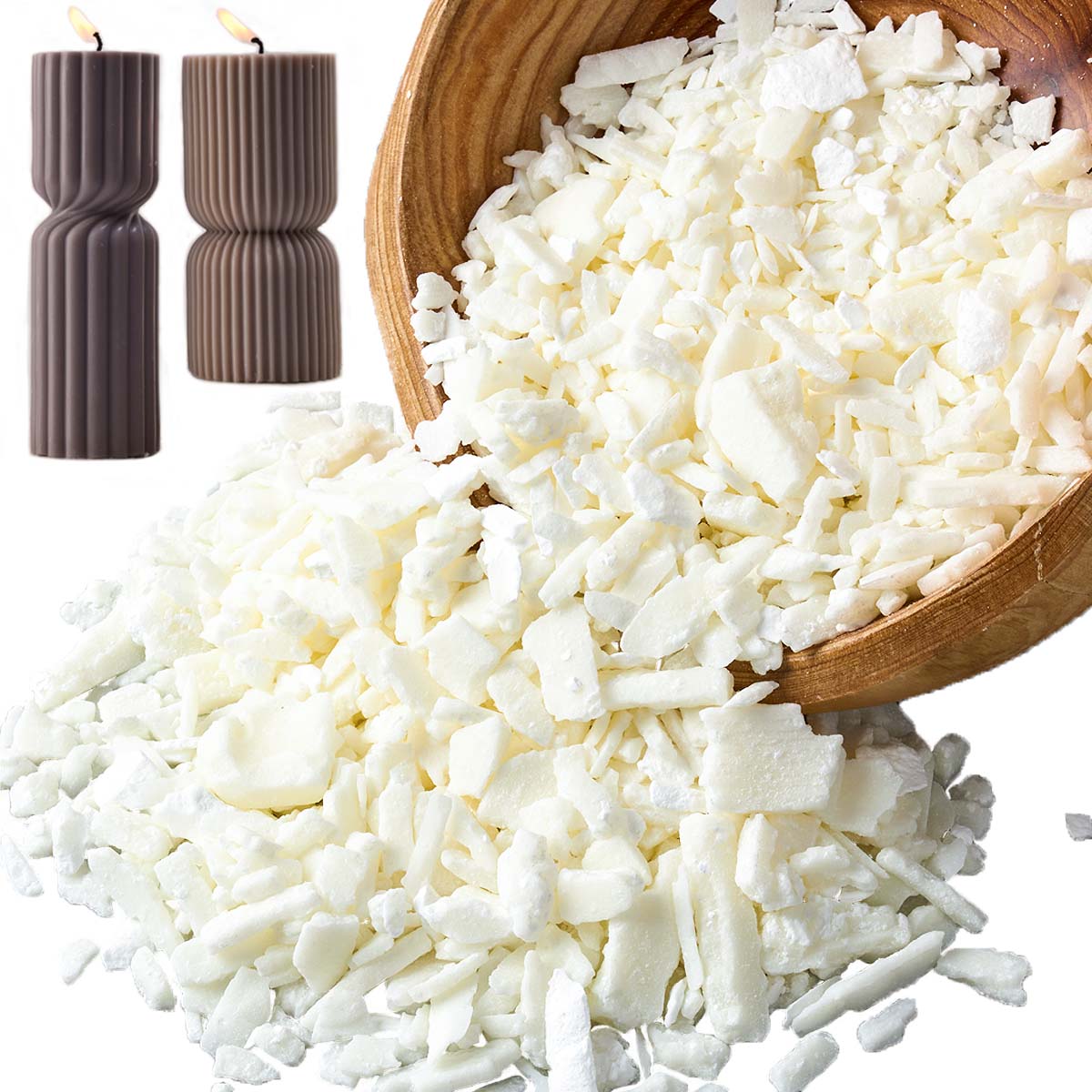 1 Pon Lilin Kedelai Putih Murn - Candle Making Tips ulasan dan harga