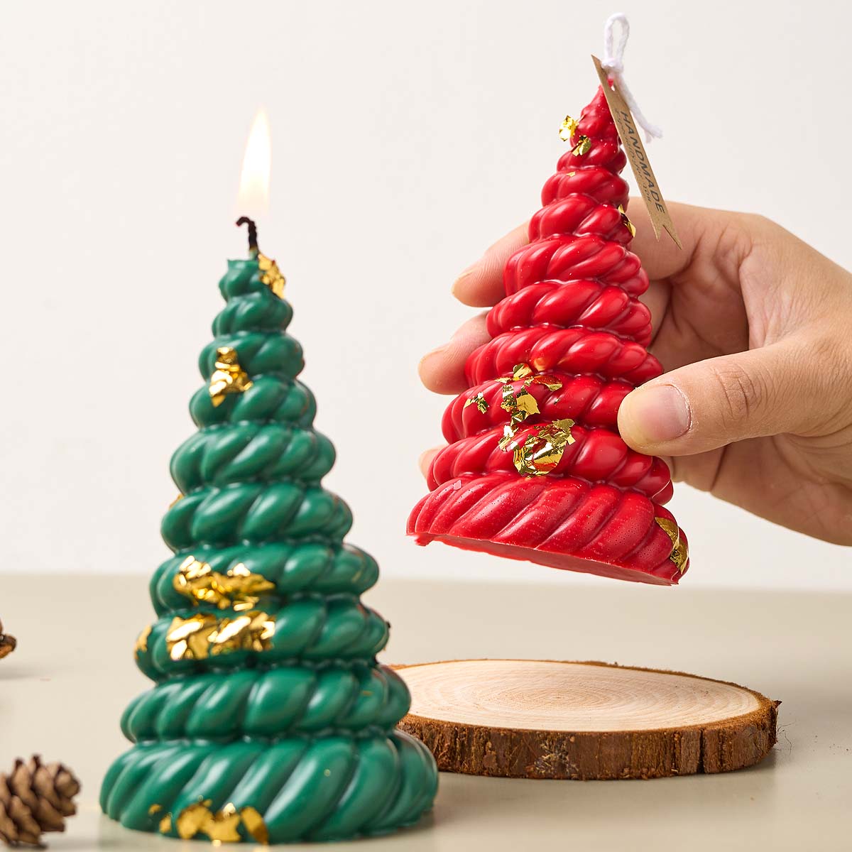 Cetakan lilin silikon pohon Na - Candle Making Kit Xmas ulasan dan harga