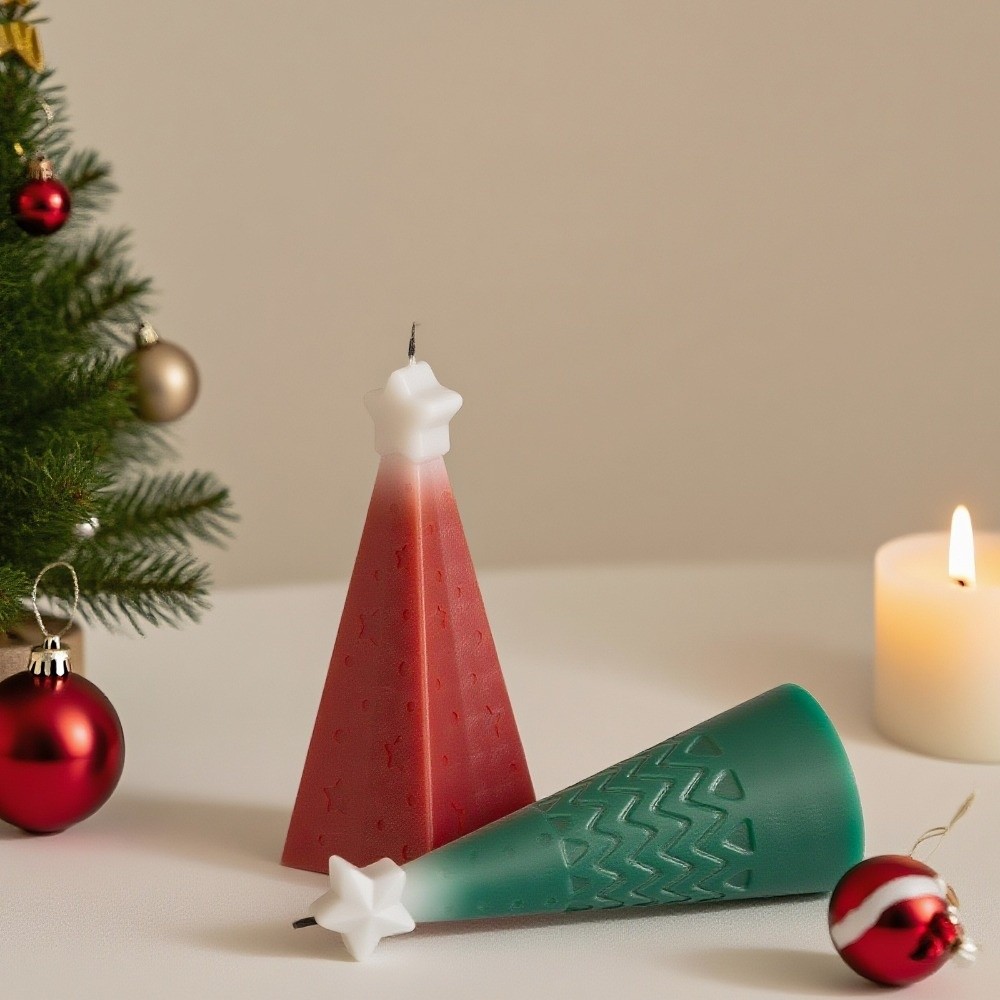 Cetakan Lilin Kerucut Natal Si - Candle Making Kit Xmas ulasan dan harga