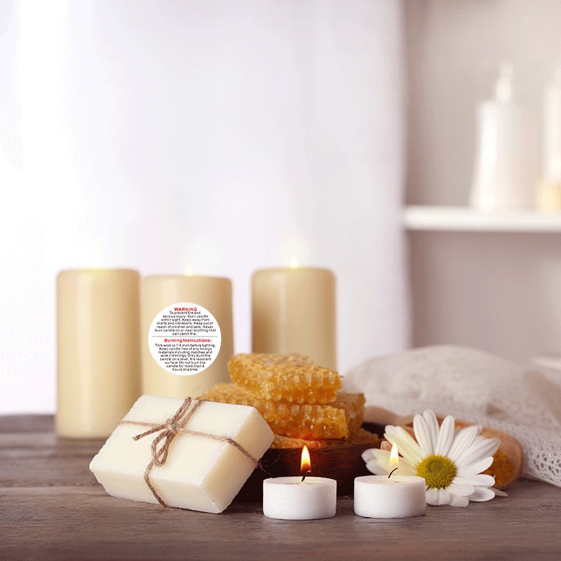 500 Buah Label Peringatan Lili - Candle Warning Label ulasan dan harga