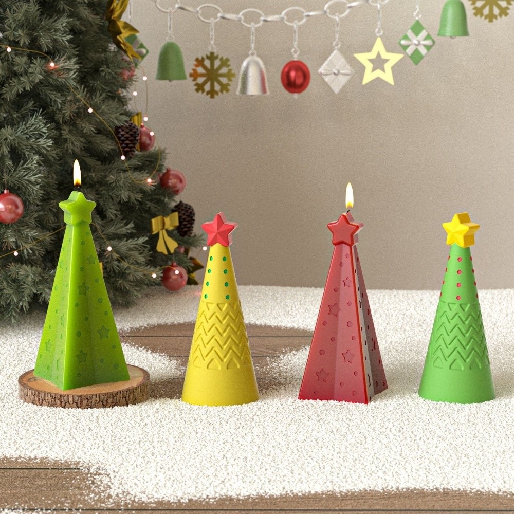 Cetakan Lilin Kerucut Natal Si - Candle Making Kit Xmas ulasan dan harga