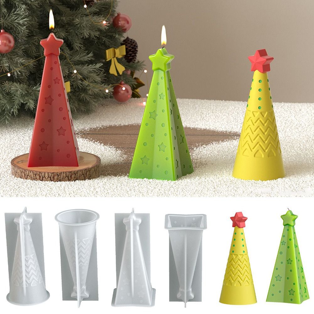 Cetakan Lilin Kerucut Natal Si - Candle Making Kit Xmas ulasan dan harga
