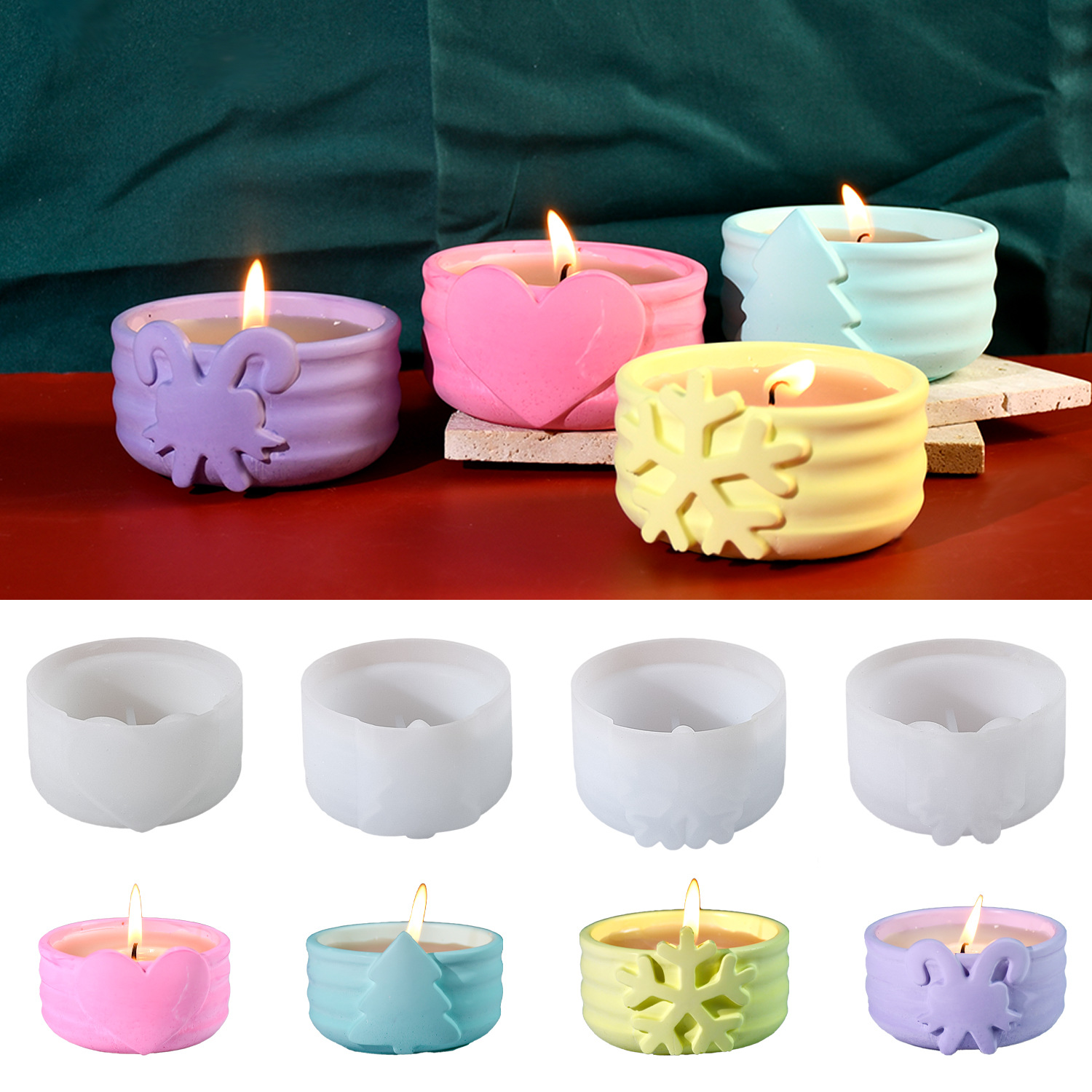 Cetakan Lilin Natal, Cetakan S - Candle Making Kit Xmas ulasan dan harga