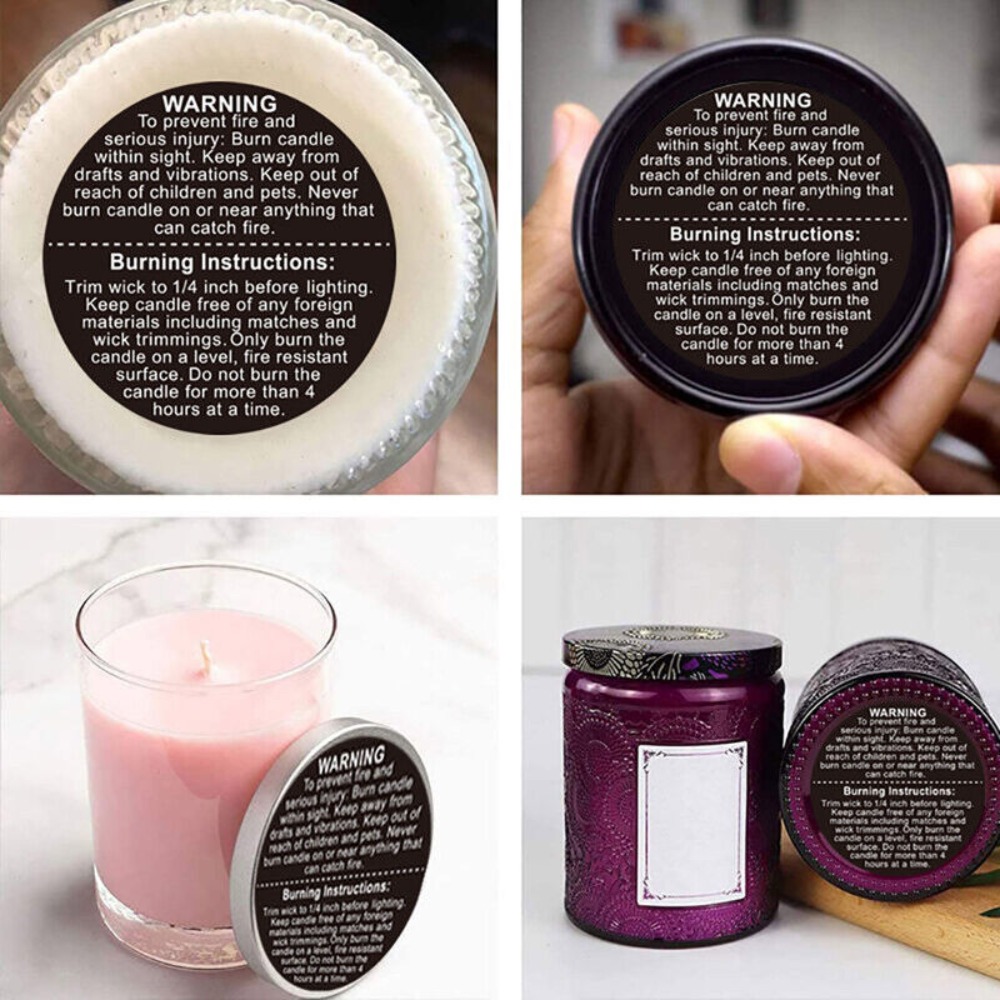 Label Perekat Diri Stiker Peri - Candle Warning Label ulasan dan harga