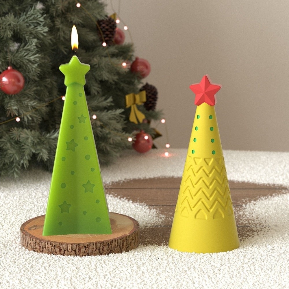 Cetakan Lilin Kerucut Natal Si - Candle Making Kit Xmas ulasan dan harga