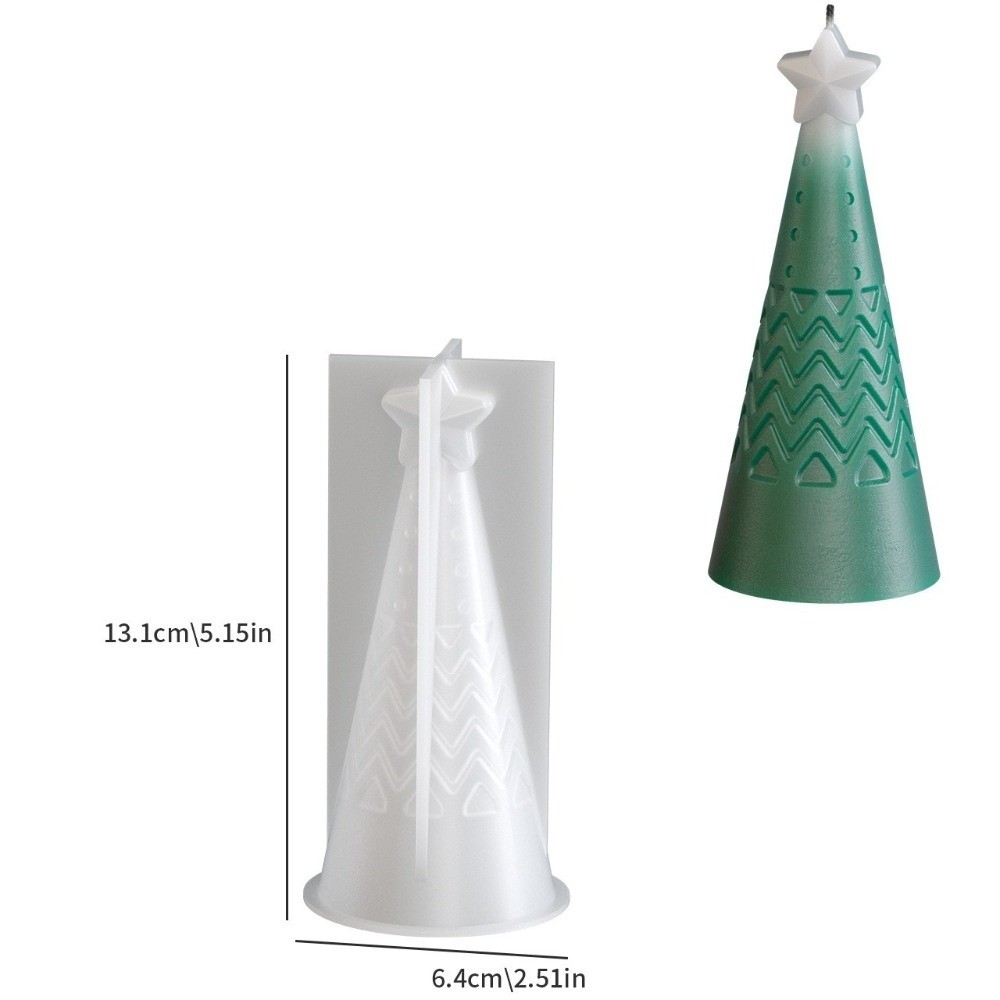 Cetakan Lilin Kerucut Natal Si - Candle Making Kit Xmas ulasan dan harga