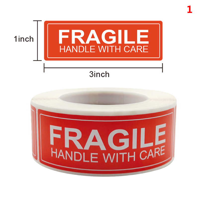 1Rol Stiker Rapuh Label Pering - Candle Warning Label ulasan dan harga